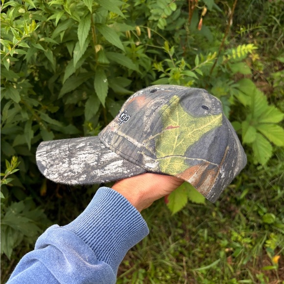 Camo White Cap Construction Supply baseball hat - Picture 5 of 6